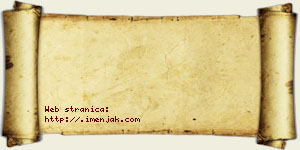 Mina Bjelogrlić vizit kartica